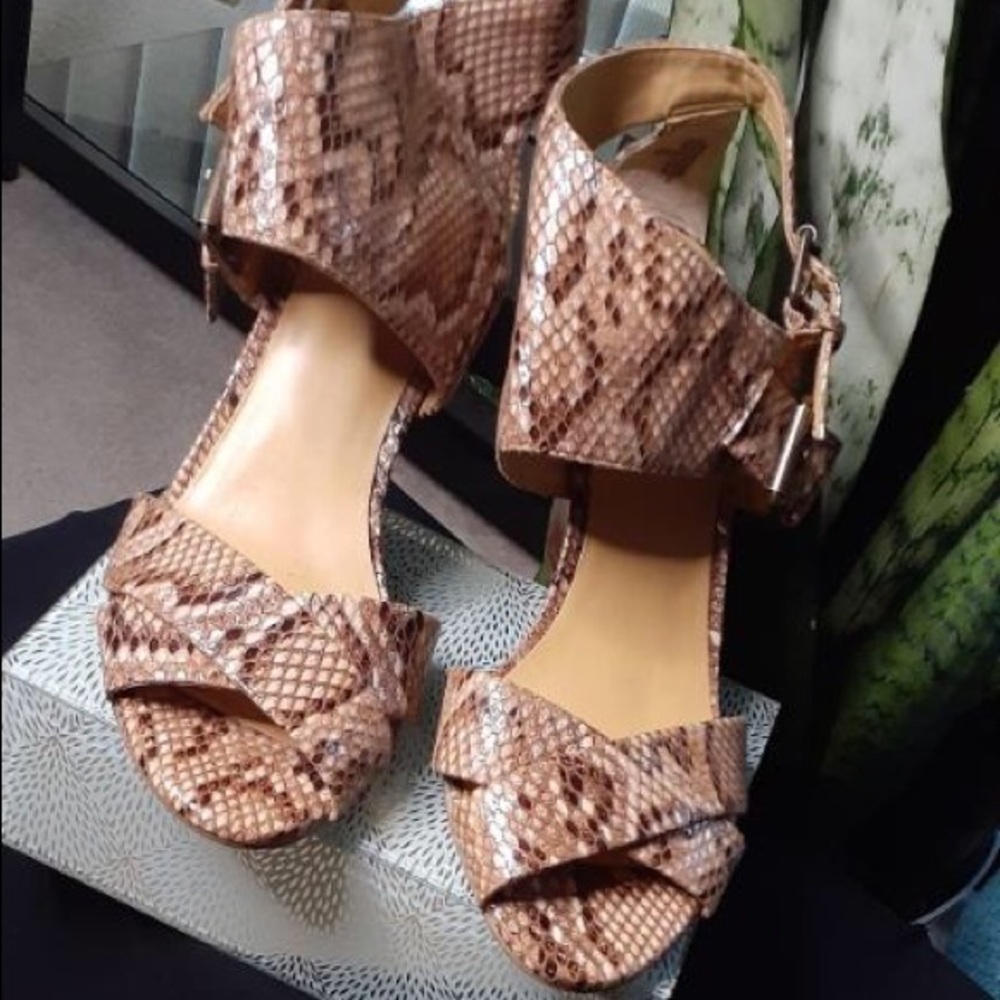 Animal Print Wedge